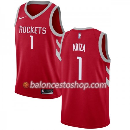 Camiseta Hombre NBA Houston Rockets Trevor Ariza 1 Nike 2017-18 Rojo Swingman